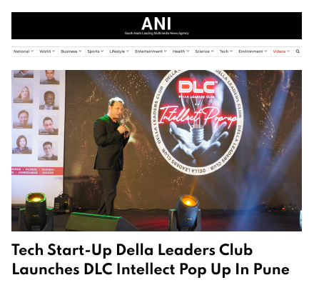 ANI News featuring Della Leaders Club - Jimmy Mistry Launches World’s First Business Platform, DLC
