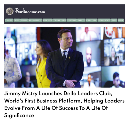 Burlin Game com featuring Della Leaders Club - Jimmy Mistry launches DLC World's First Business Platform