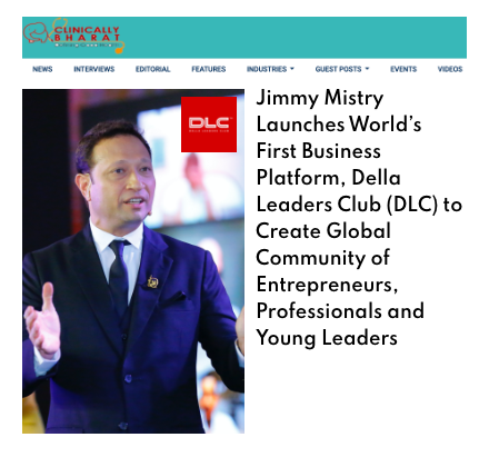 Clinically Bharat featuring Della Leaders Club - Jimmy Mistry Launches World’s First Business Platform, DLC