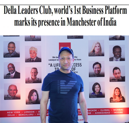 Gujrat Business featuring Della Leaders Club - Jimmy Mistry launches DLC World's First Business Platform