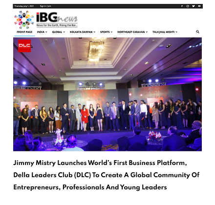 iBG News featuring Della Leaders Club - Jimmy Mistry Launches World’s First Business Platform, DLC