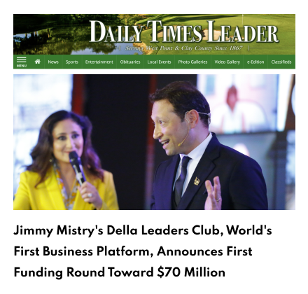 DailytimesLeader Featuring Della Leaders Club - Jimmy Mistry Launches World’s First Business Platform