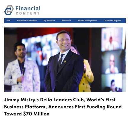 Financial Content Leaders Club - Jimmy Mistry Launches World’s First Business Platform