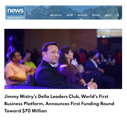 Newsnet National Featuring Della Leaders Club - Jimmy Mistry Launches World’s First Business Platform