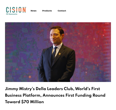 PR News Della Leaders Club - Jimmy Mistry Launches World’s First Business Platform