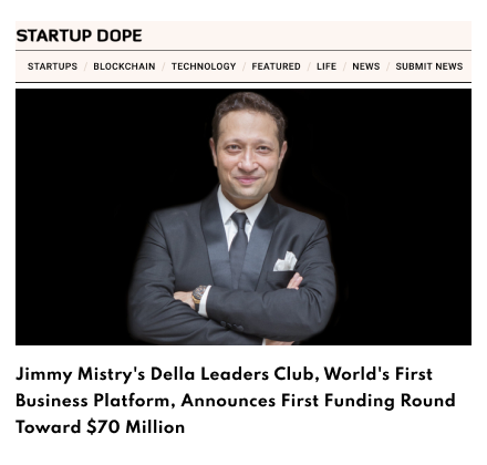 Mumbai-based social entrepreneur Jimmy Mistry's Della Leaders Club (DLC), the world's first technology-enabled global platform