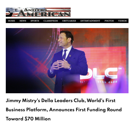 Mumbai-based social entrepreneur Jimmy Mistry's Della Leaders Club (DLC), the world's first technology-enabled global platform