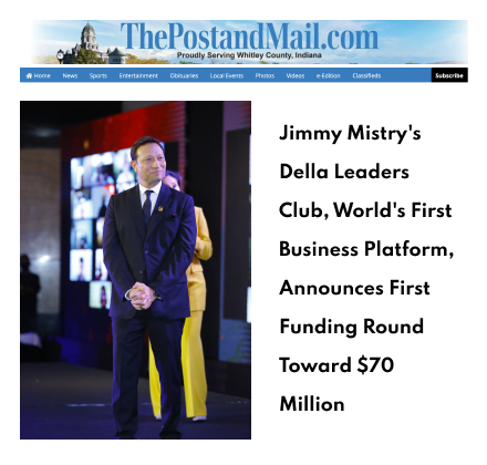 Mumbai-based social entrepreneur Jimmy Mistry's Della Leaders Club (DLC), the world's first technology-enabled global platform