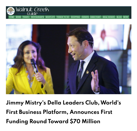 Mumbai-based social entrepreneur Jimmy Mistry's Della Leaders Club (DLC), the world's first technology-enabled global platform