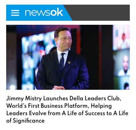 Oklahoman Oklahoma City com News ok featuring Della Leaders Club - Jimmy Mistry launches DLC World's First Business Platform