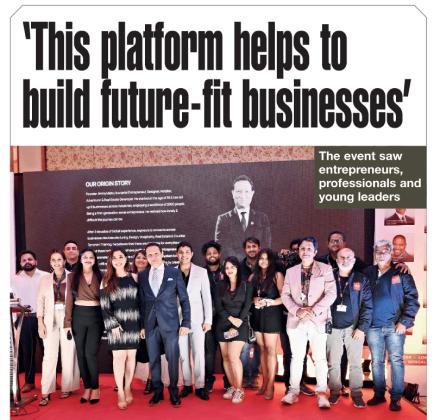 TOI Ahemdabad featuring Della Leaders Club - Jimmy Mistry launches DLC World's First Business Platform