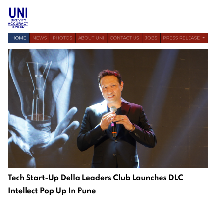 UniIndia News featuring Della Leaders Club - Jimmy Mistry Launches World’s First Business Platform, DLC
