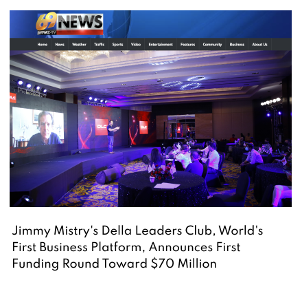 WFMZ TV IND 69 News allentown Pennsylvania featuring Della Leaders Club - Jimmy Mistry launches DLC World's First Business Platform